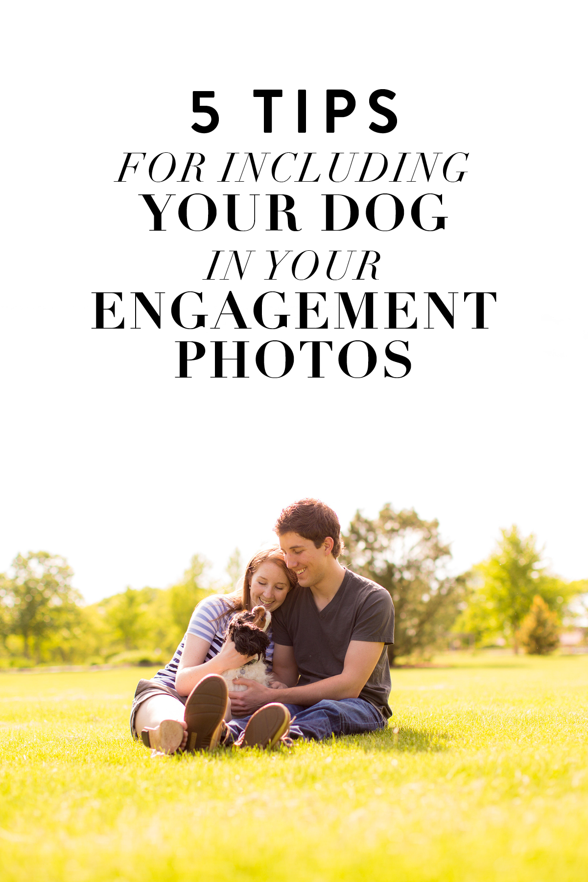 5 Tips for Including Your Dog in Your Engagement Photos