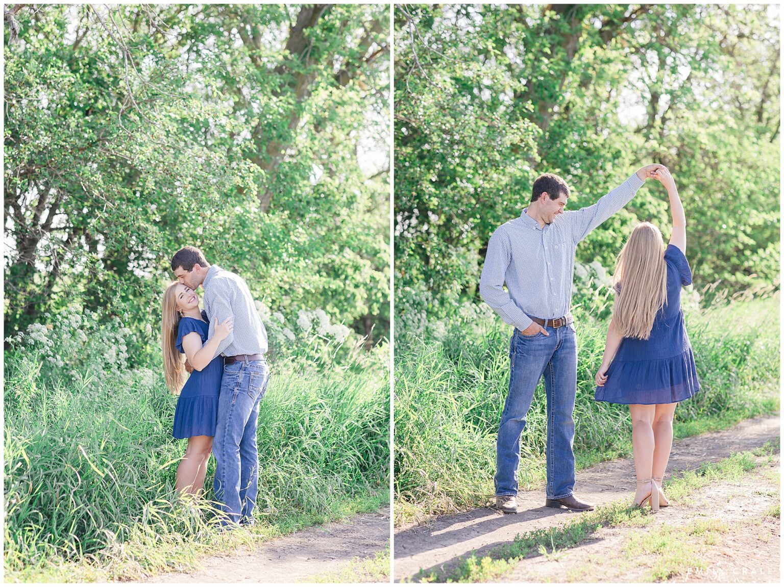 A Rural Iowa Spring Engagement Shoot